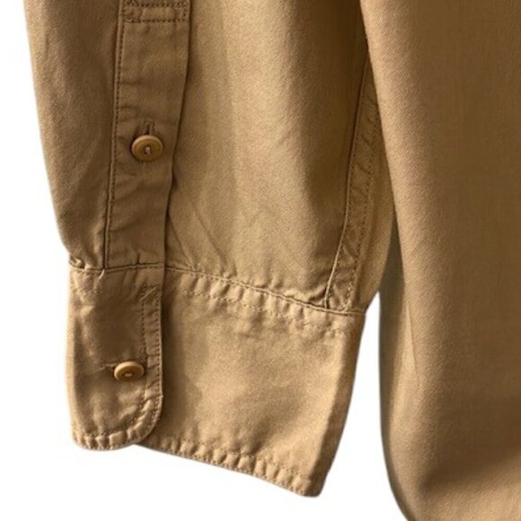 J. Crew Khaki Military Style Utility Shirt NWOT - Picture 5 of 11